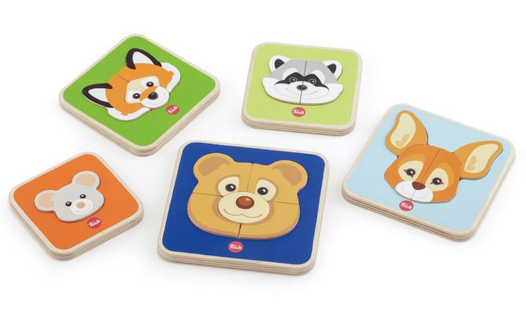 Trudi, Leśna drużyna, układanki z drewna