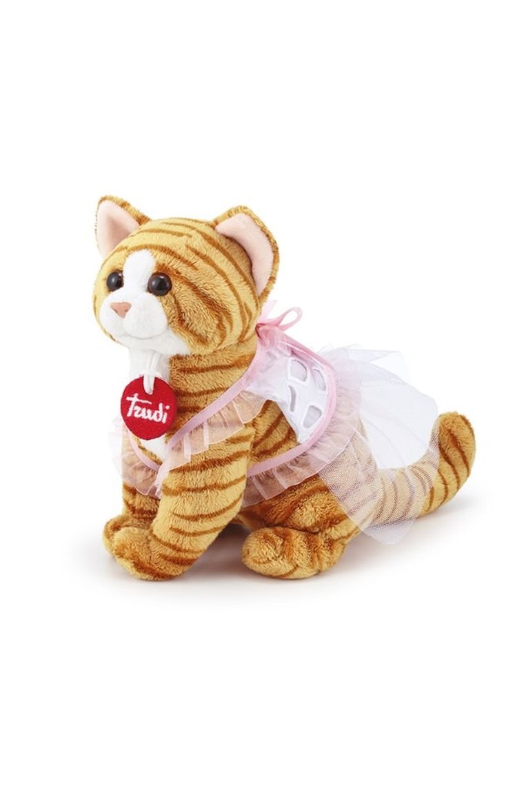 Trudi, maskotka, kot w różowej sukience