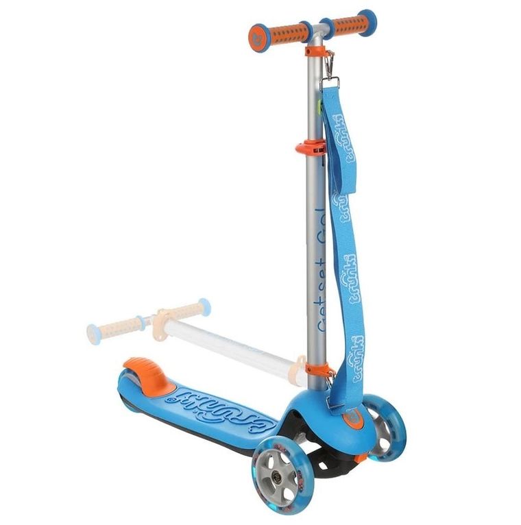 Trunki, składana hulajnoga, niebieska, duża