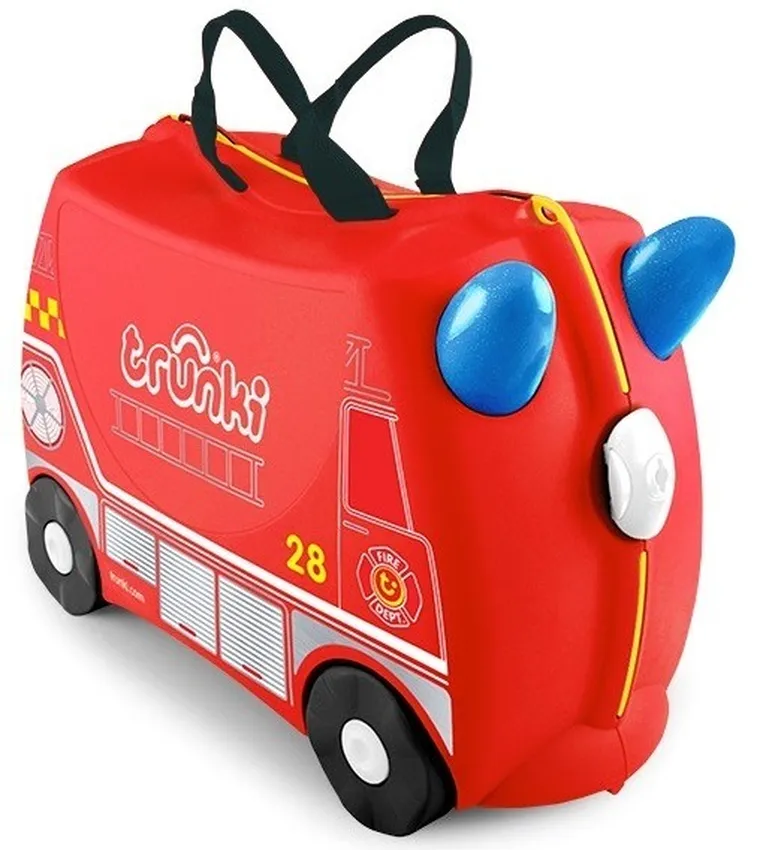 Trunki, Wóz strażacki Frank, jeżdząca walizeczka