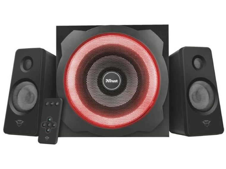 Trust, GXT 629 Tytan 2.1 RGB, zestaw głośników, czarny