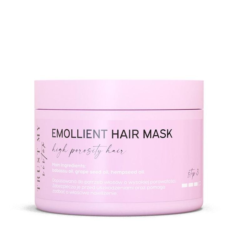 Trust My Sister, Emollient Hair Mask, emolientowa maska do włosów wysokoporowatych, 150 g