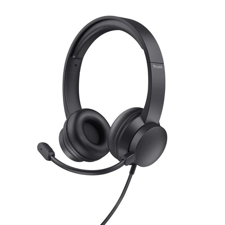 Trust, słuchawki, Trust HS-150, black