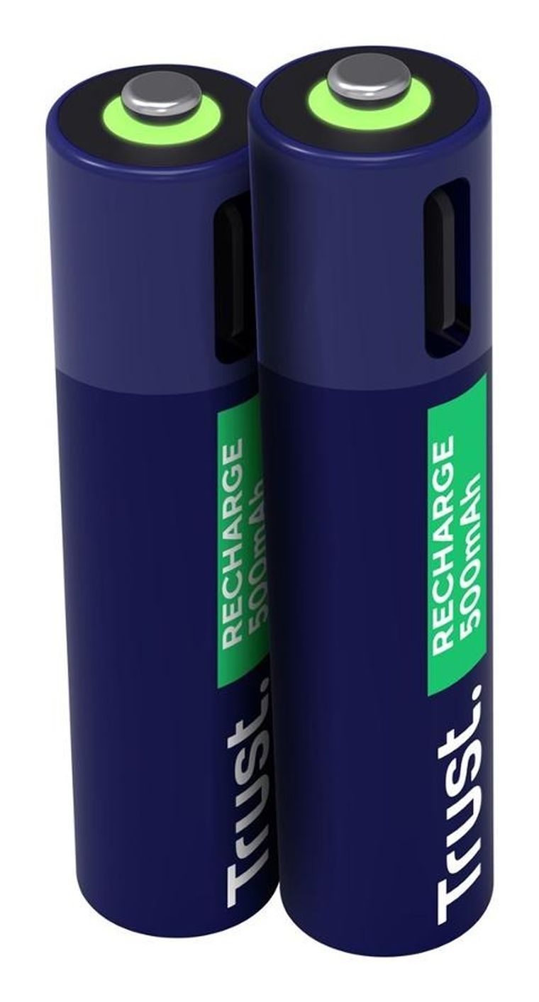 Trust, USB-C Rechargeable Batteries, baterie AAA, 2 szt.