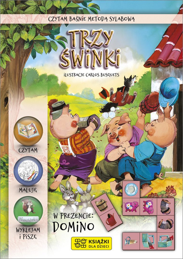 Trzy świnki + domino