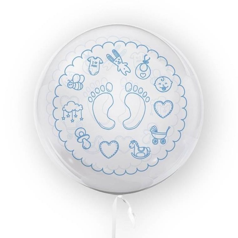Tuban, balon, stópki, 45 cm niebieski