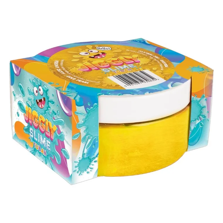 Tuban, Jiggly Slime, masa plastyczna, złoty, perłowy, 200g