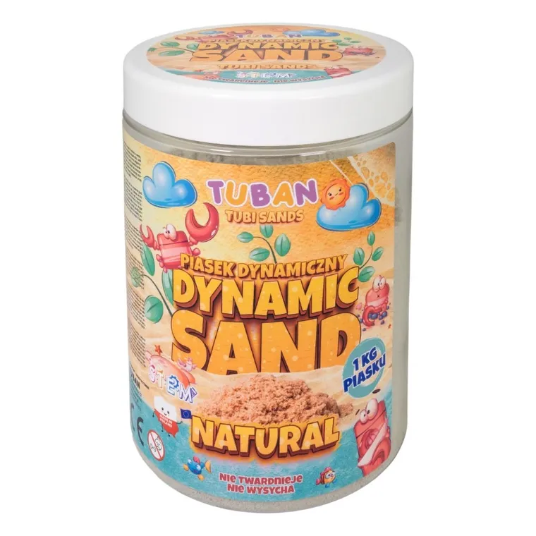 Tuban, piasek dynamiczny, naturalny, 1 kg