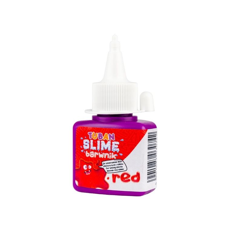 Tuban, slime, barwnik, czerwony, 35 ml