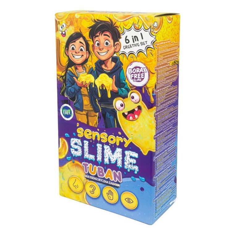 Tuban, zestaw DIY Sensory, Slime 6w1, masa plastyczna