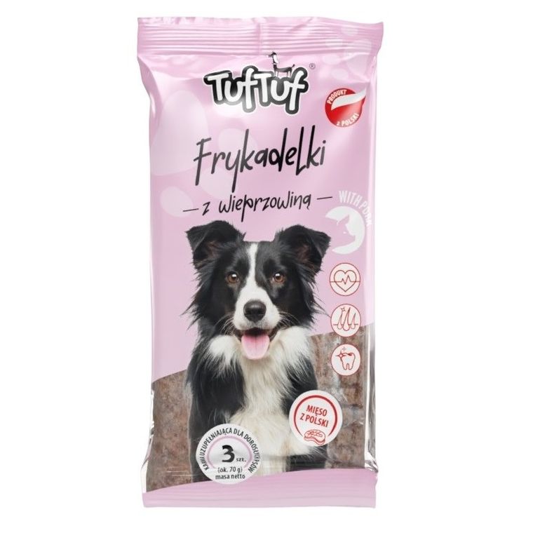 Tuftuf, Frykadelki, wieprzowe dla psa, 3 szt.