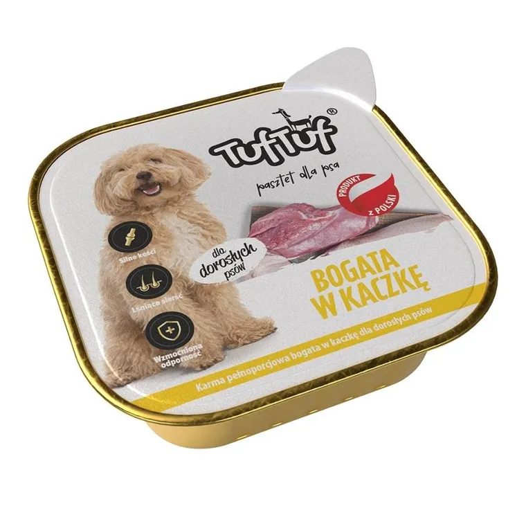 Tuftuf, Pasztet, z kaczki alupak dla psa, 300g