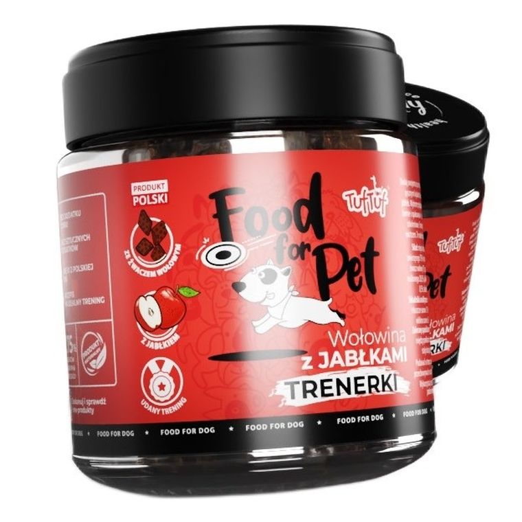 Tuftuf, Trenerki, wołowina z jabłkiem, 120g
