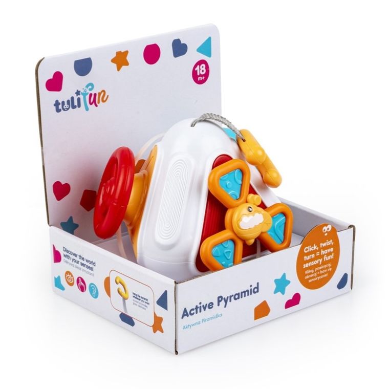 TuliFun, Aktywna Piramidka, zabawka sensoryczna