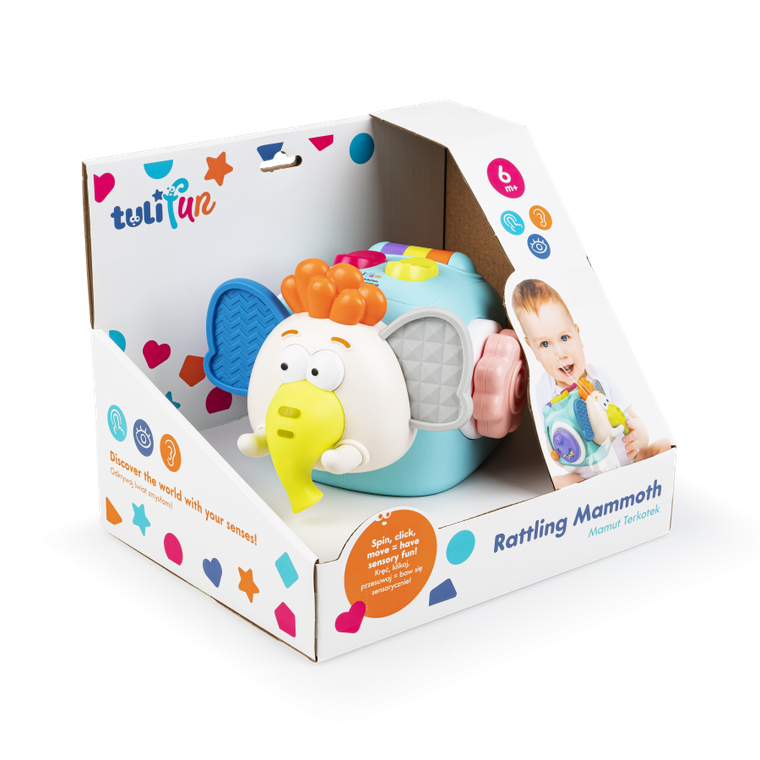 TuliFun, Mamut Terkotek, zabawka sensoryczna