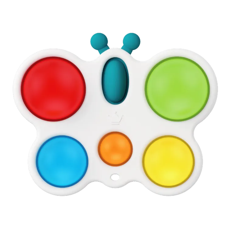 TuliFun, Motylek Pop It, zabawka sensoryczna