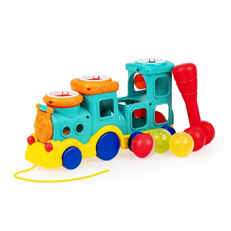 TuliFun, Pociąg Puk Puk, pociąg z kulkami do wbijania