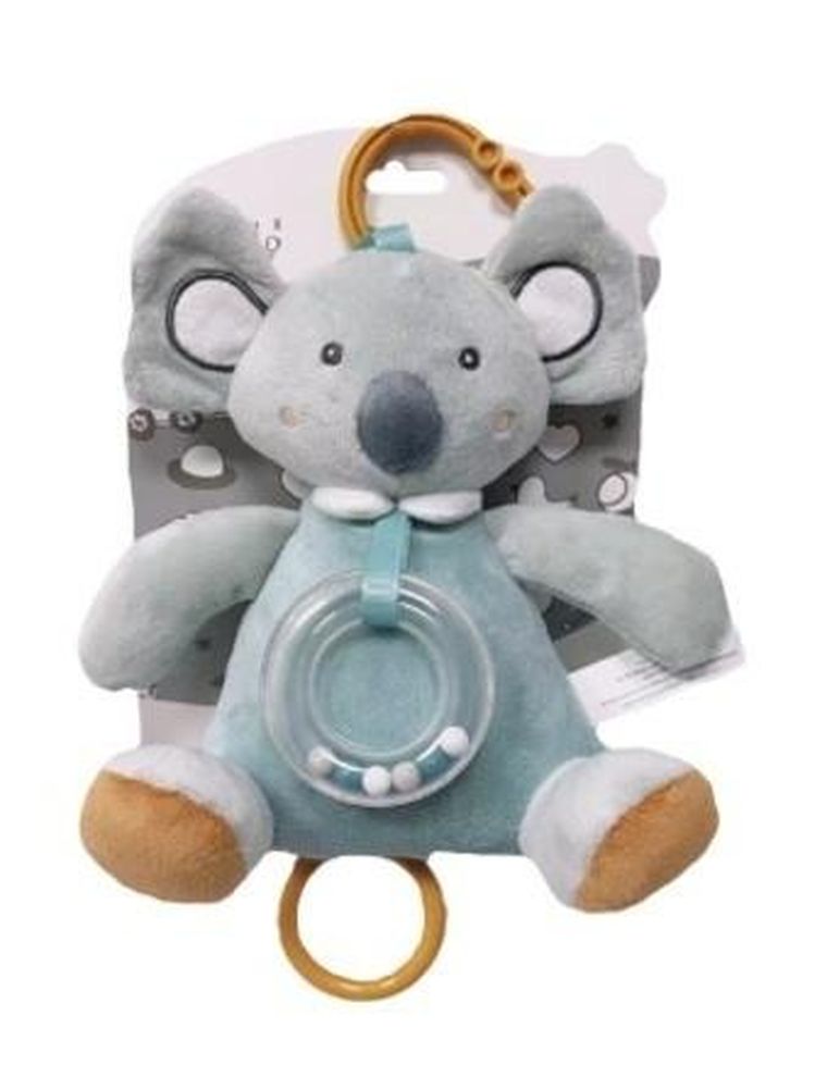 Tulilo, koala, maskotka z pozytywką, szara, 18 cm