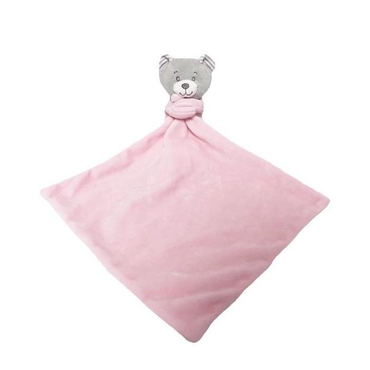 Tulilo, Miluś, miś, maskotka, różowy, 25 cm