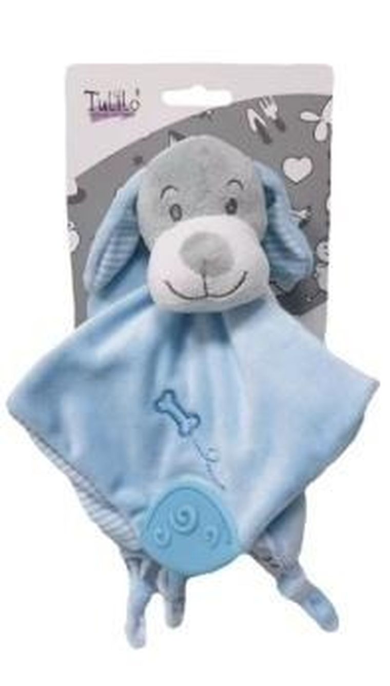 Tulilo, Miluś, piesek, maskotka, niebieski, 25 cm