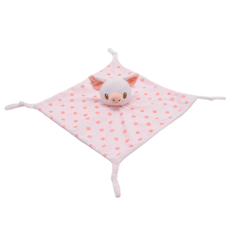 Tulilo, Miluś Świnka, maskotka, różowe kropeczki, 25 cm