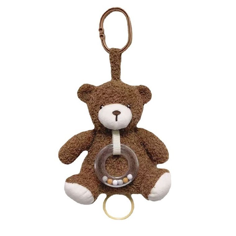 Tulilo, Miś, pluszowa zawieszka z pozytywką, brązowy