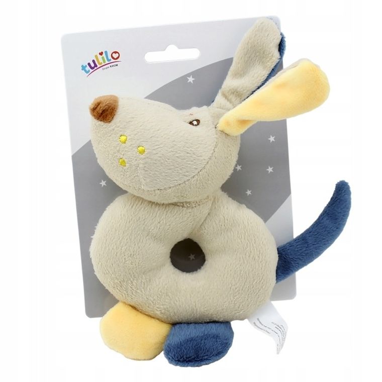 Tulilo, Szczeniaczek, pluszowa grzechotka, 13 cm