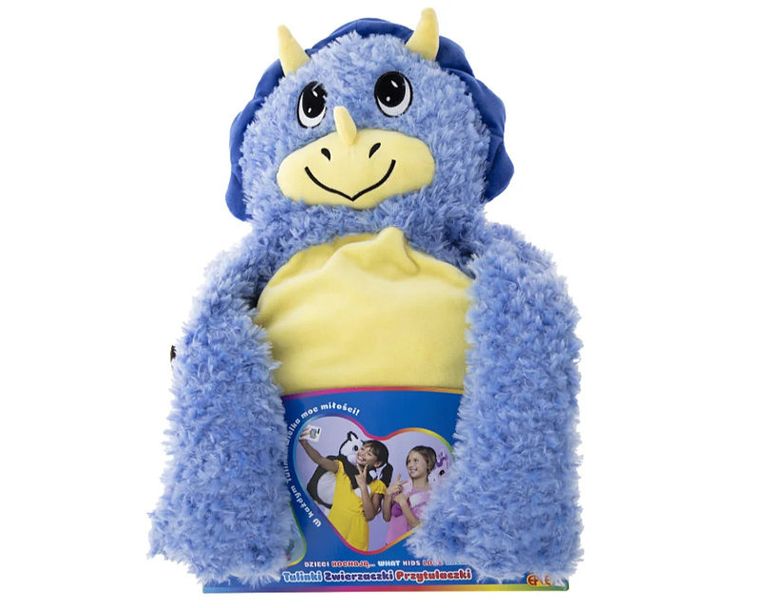 Tulinki, Zwierzaczki-Przytulaczki, duża maskotka, Triceratops