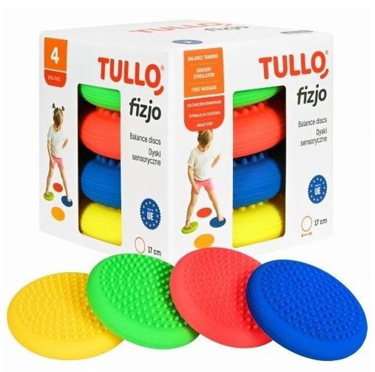 Tullo, dyski sensoryczne, 4 szt.