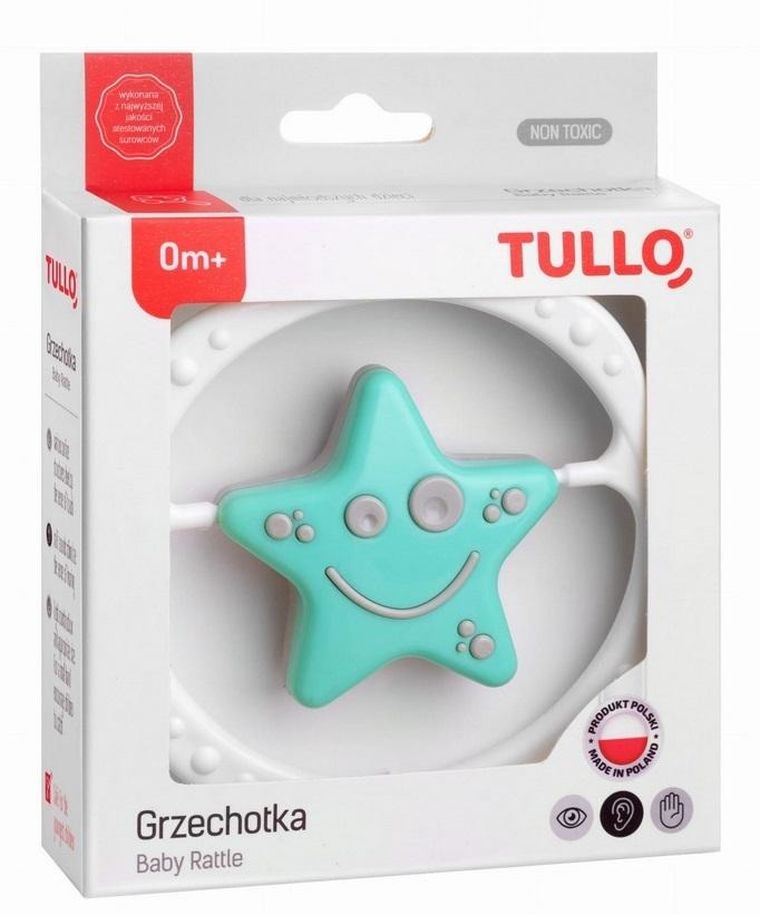 Tullo, Gwiazdka, grzechotka, miętowo-szara