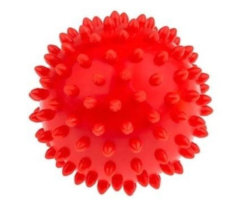 Tullo, piłka rehabilitacyjna, czerwona, 9 cm