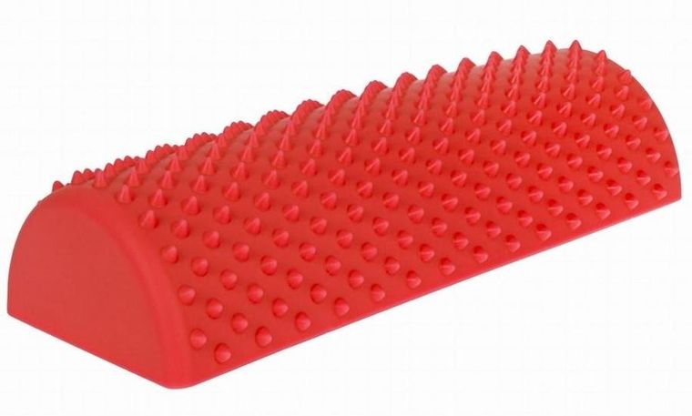 Tullo, półwałek do masażu sensoryczny, czerwony, 30 cm