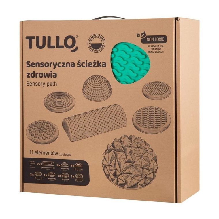 Tullo, ścieżka sensoryczna, 11 szt.