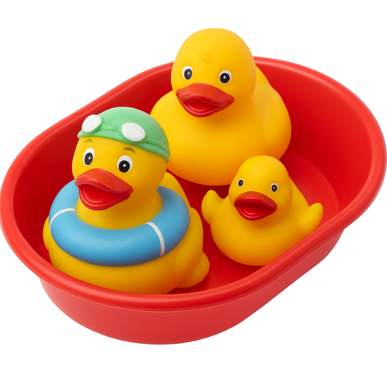 Tullo, zabawki do kąpieli w wanience, 3 szt.