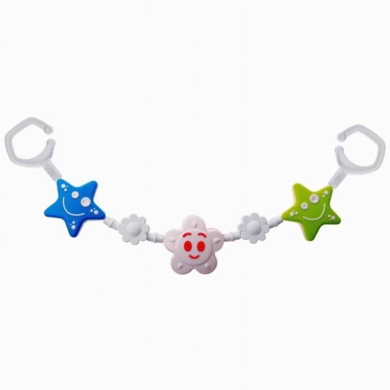 Tullo, zawieszka do wózka, gwiazdka i kwiatek