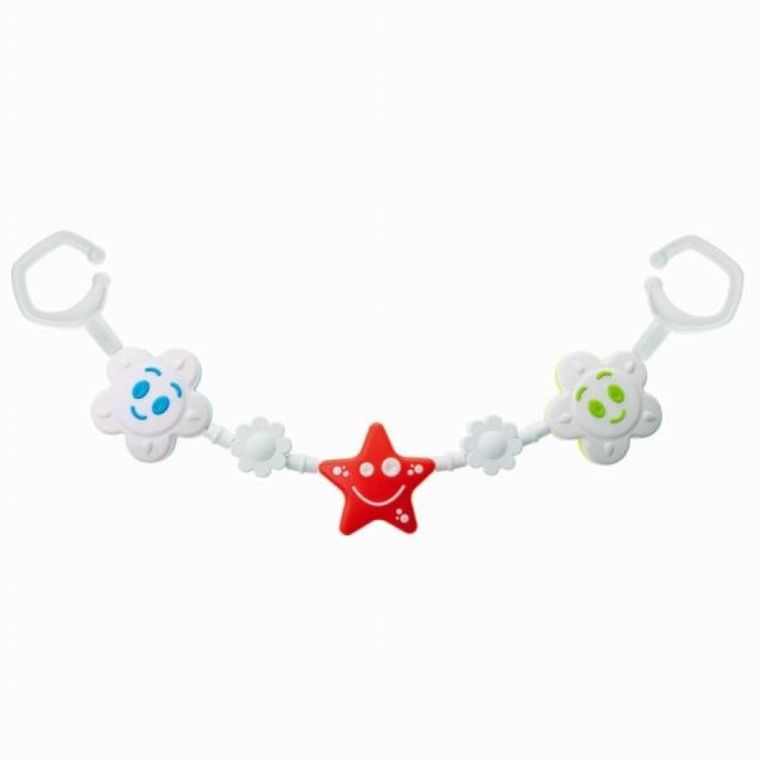 Tullo, zawieszka do wózka, kwiatek i gwiazdka