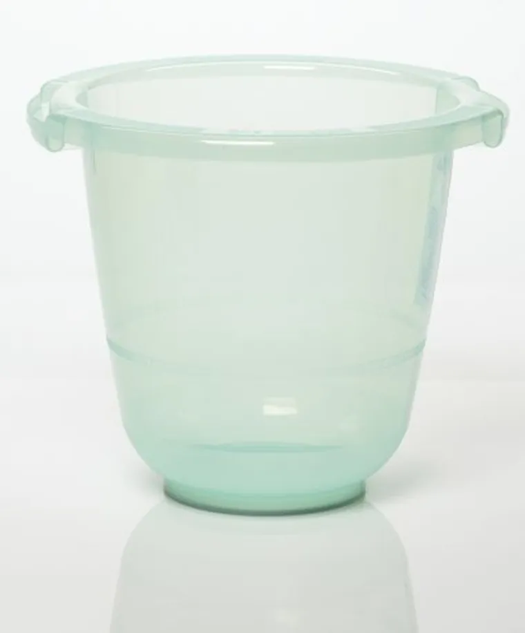 Tummy Tub, Wiaderko do kąpieli niemowlęcia w pozycji embrionalnej, zielone