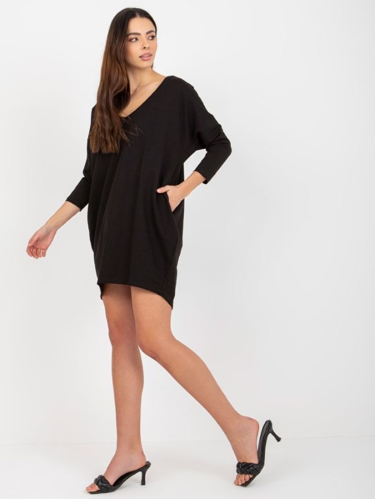 Tunika damska, czarna, Lily Rose