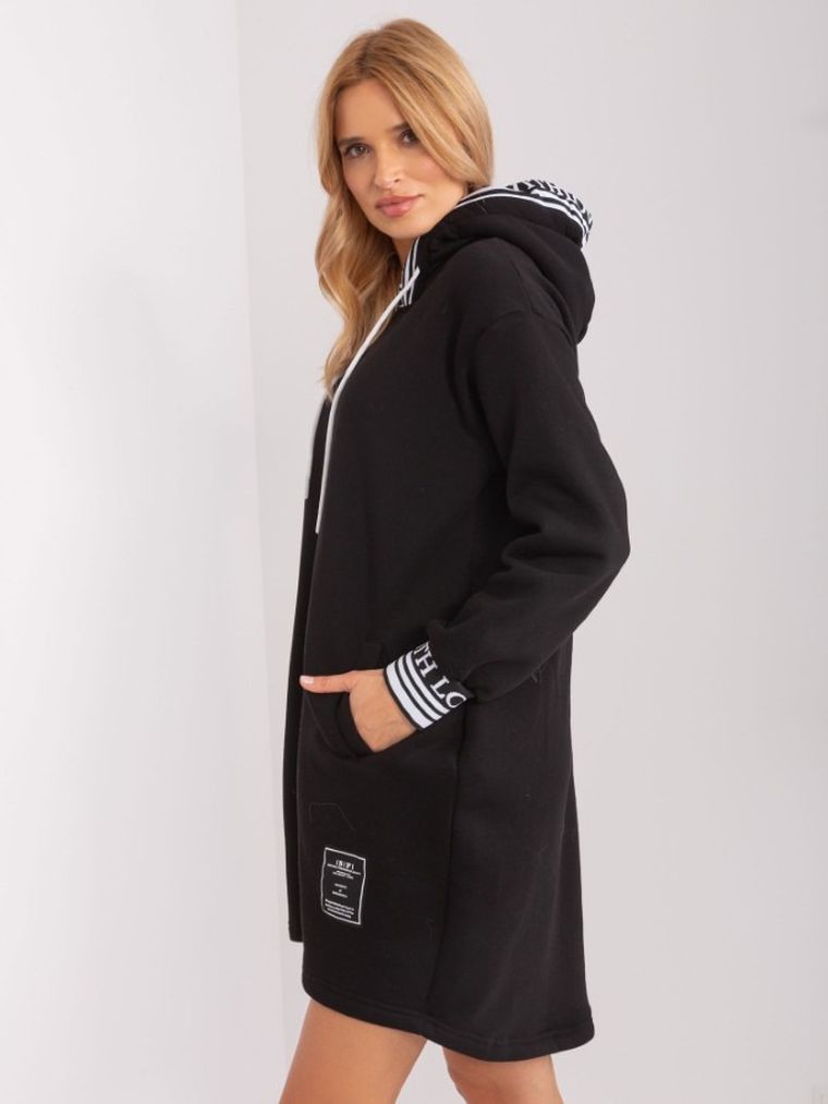 Tunika damska, czarna, Relevance