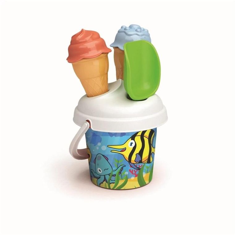 Tupiko, foremki do piasku z lodami, rybki