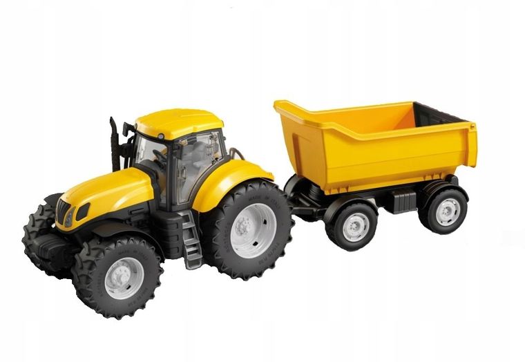 Tupiko, traktor z wywrotką, pojazd plastikowy
