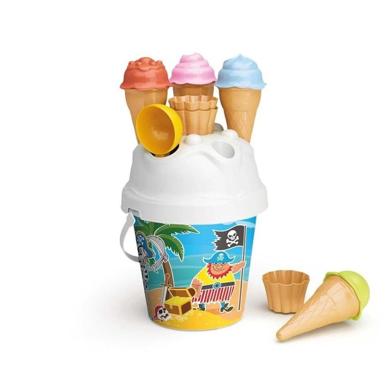 Tupiko, zestaw do piasku z lodami, piraci