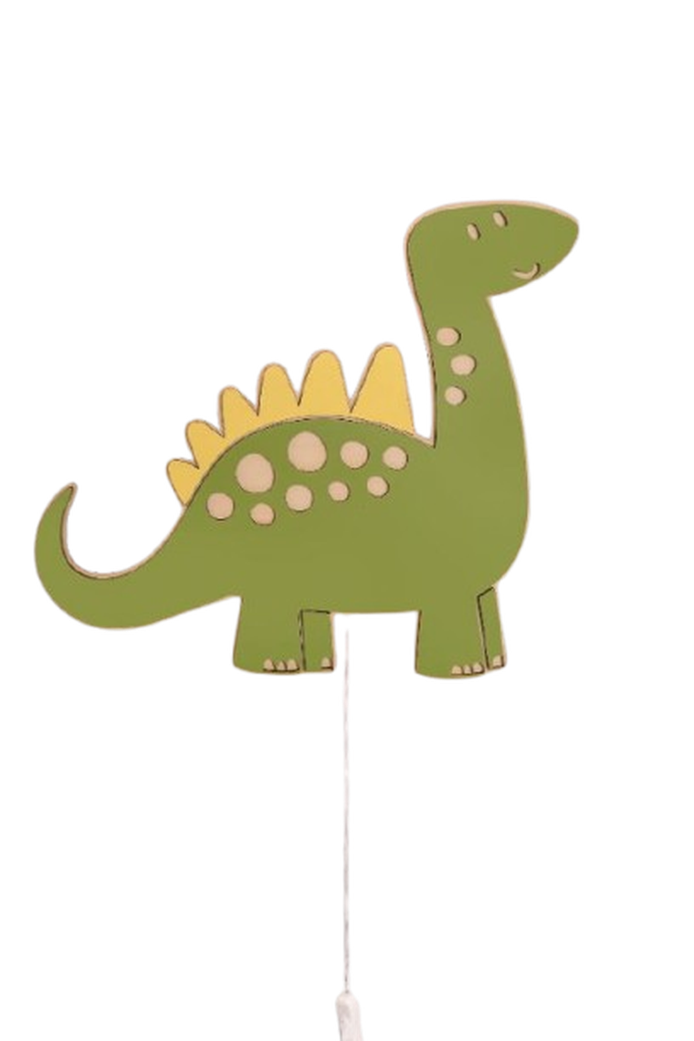 tupti.lights, lampka nocna dla dzieci, drewniana, dinozaur