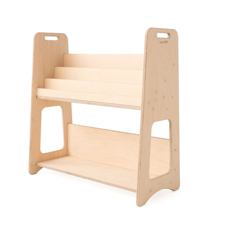 tupti.wood, L, biblioteczka, regał montessori