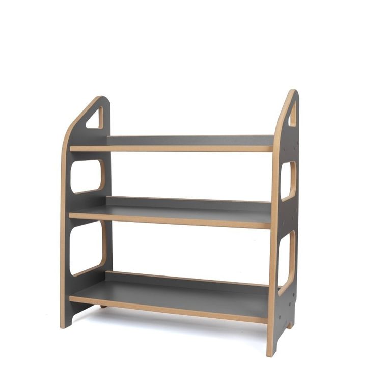 tupti.wood, maxi regał montessori, szary