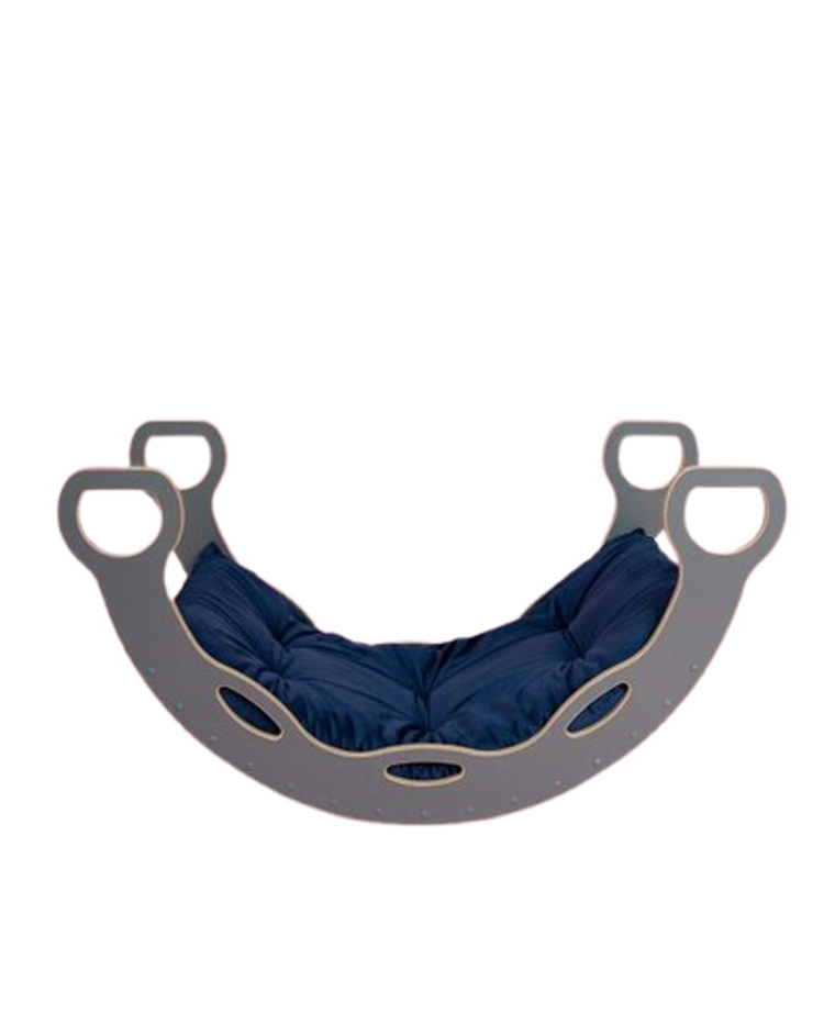 tupti.wood, poduszka do bujaka montessori, materac, granatowy