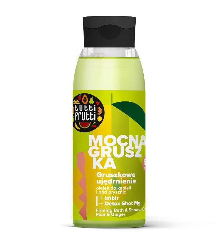 Tutti Frutti, mocna gruszka, olejek do kąpieli i pod prysznic, gruszkowe ujędrnienie, 400 ml