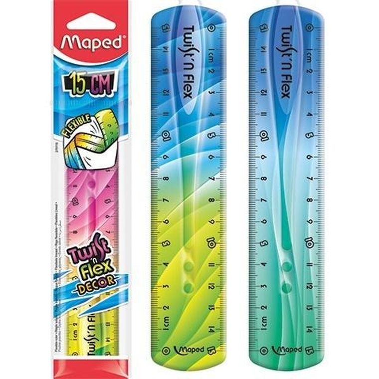 Twist'n Flex Decor, linijka niełamliwa, 15 cm