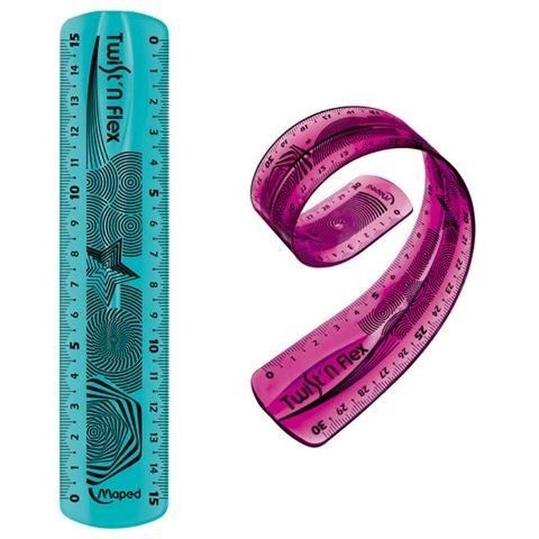 Twist'n Flex, linijka niełamliwa, 15 cm