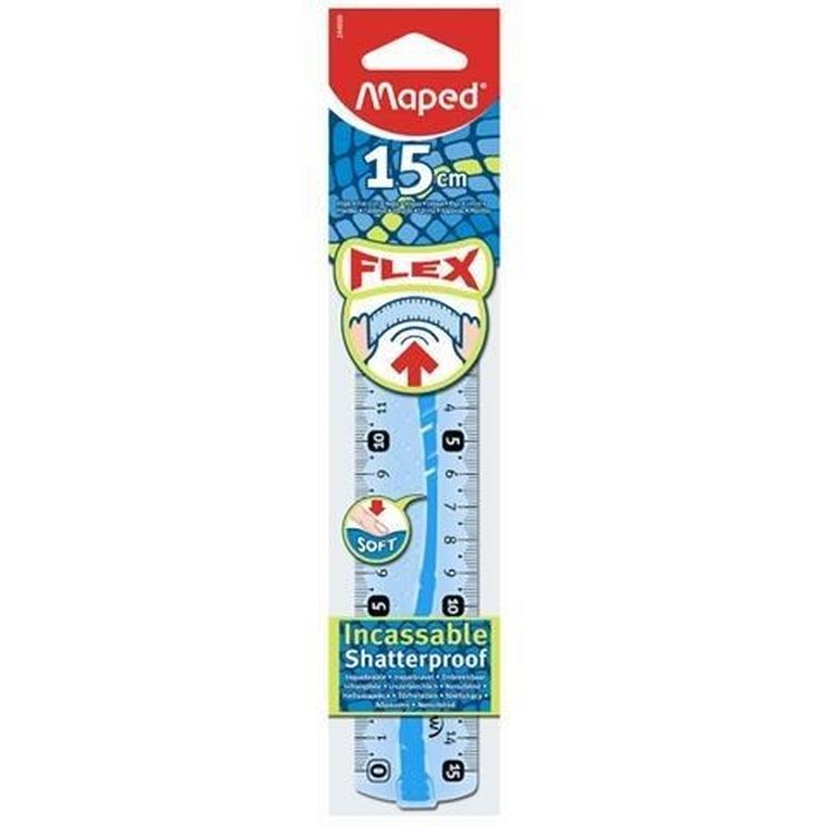 Twist'n Flex, linijka niełamliwa, 15 cm, dwustronna